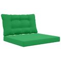 vidaXL Vankúš na vonkajšiu pohovku Polyester Zelená 80 x 68,5 cm