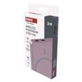 Powerbanka EMOS WI 522 /B0555S/, 5 000 mAh, 20 W+Wireless, lososová