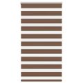 vidaXL Zebra roleta hnedá 90x100 cm šírka látky 85,9 cm polyester