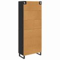 vidaXL Highboard 2 ks Čierny dub 69,5 x 34 x 180 cm