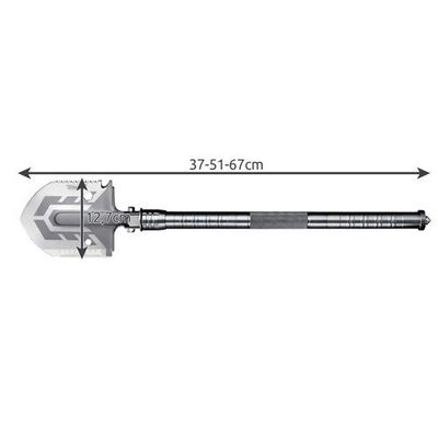 Poľná skladacia lopatka 16 v 1, 67 cm Trizand 22640 Polní skládací lopatka 16 v 1, 67 cm Trizand 22640