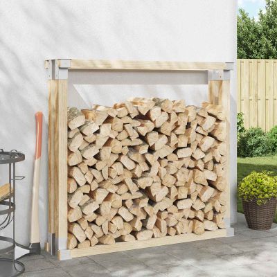 Pomocník na stohovanie dreva 12 pcs Strieborná 34 x 10 x 15 cm Oceľ