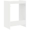 vidaXL Kabinet na práčku Biela 67,5 x 48 x 97 cm Kompozitné drevo