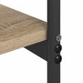 vidaXL Konzolový stôl Sonoma dub 101 x 35 x 80,5 cm Kompozitné drevo