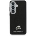 Karl Lagerfeld case Saffiano KC Metal Logo MagSafe pre Samsung Galaxy S26 Plus čierny