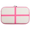 vidaXL Nafukovacia žinenka s pumpou 60x100x20 cm, PVC, ružová