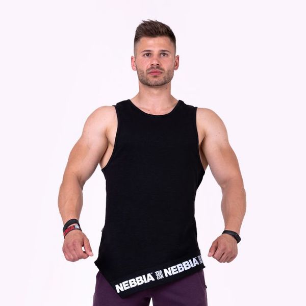 Pánske tielko Buď rebel! Čierna - Nebbia