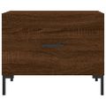 vidaXL Konferenčné stolíky 2 ks hnedý dub 50x50x40 cm kompozitné drevo