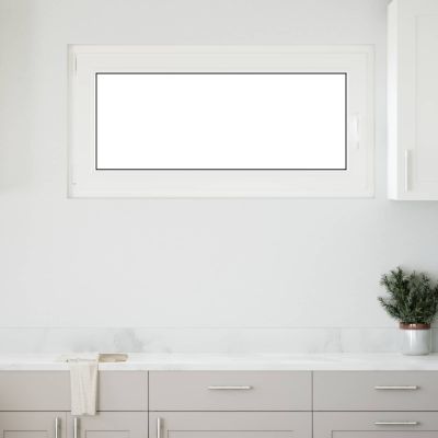 vidaXL Podkrovné okno RISOR 120 x 60 cm PVC a sklo Biela