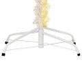 vidaXL Umelý vianočný stromček s dúhovými vetvičkami biely 180cm PVC