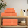 vidaXL Utierky na ruky FROGN 10 ks oranžové 50x100 cm 360 g/m²