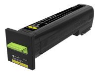 Extra vysoká výtěžnost - žlutá - originální - kazeta s barvivem LCCP, LRP - pro Lexmark CS820de, CS820dte, CS820dtfe