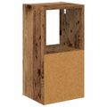 vidaXL Nočný stolík Staré drevo 25,5 x 22 x 49,5 cm Kompozitné drevo