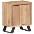 vidaXL Nočný stolík 40x30x50 cm akáciový masív so živými hranami