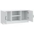vidaXL TV skrinka Biela 102 x 34,5 x 47 cm Kompozitné drevo