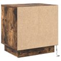 vidaXL Nočný stolík 2 ks Dymová dub 44 x 34,5 x 45 cm Kompozitné drevo