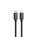 Maxlife MXUC-12 kábel USB-C - Lightning 2,0 m 27W čierny