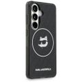Obal Karl Lagerfeld IML Repeated Choupette MagSafe pre Samsung Galaxy S26 čierny
