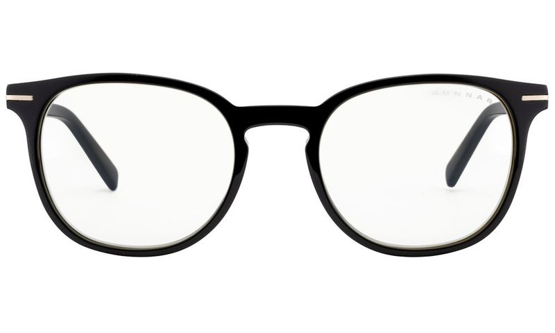 GUNNAR kancelárske/herné okuliare DAVIS ONYX číre sklá BLF 35 GUNNAR focus