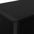 vidaXL TV skrinka 140 x 36 x 49.5 cm Čierny dub Kompozitné drevo