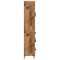 vidaXL Highboard Staré drevo 69,5 x 34 x 180 cm Kompozitné drevo