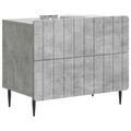 vidaXL Nočný stolík Betónovo sivá 62 x 34,5 x 49,5 cm Kompozitné drevo
