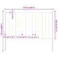 vidaXL Plotový panel Woerden so stĺpikmi oceľový 1,7x1,25 m biely