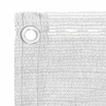 vidaXL Balkónová markíza z HDPE, 90x400 cm, biela