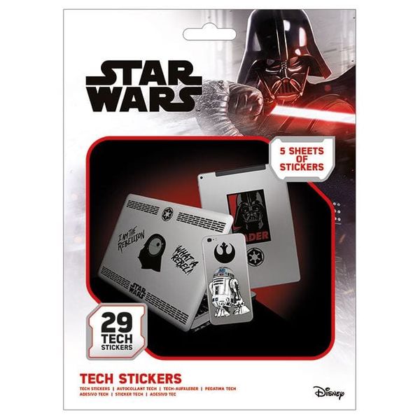 Sada vinylových samolepiek Star Wars - Sila (29 ks)