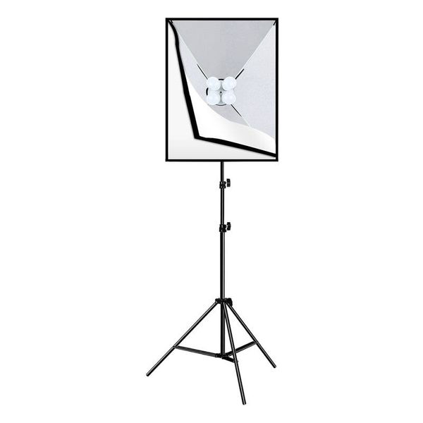 Štúdiová súprava Puluz softbox 50x70 cm, statív, LED žiarovka 4 ks PU5071EU