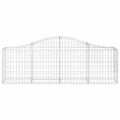 vidaXL Oblúkový gabionový kôš 10 ks 200x30x60/80 cm pozinkované železo