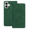 Puzdro Smart Suede pre iPhone 16 6,1" zelená