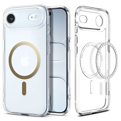 Puzdro Spigen Ultra Hybrid Mag Magsafe pre iPhone 17 Air priehľadné/zlaté