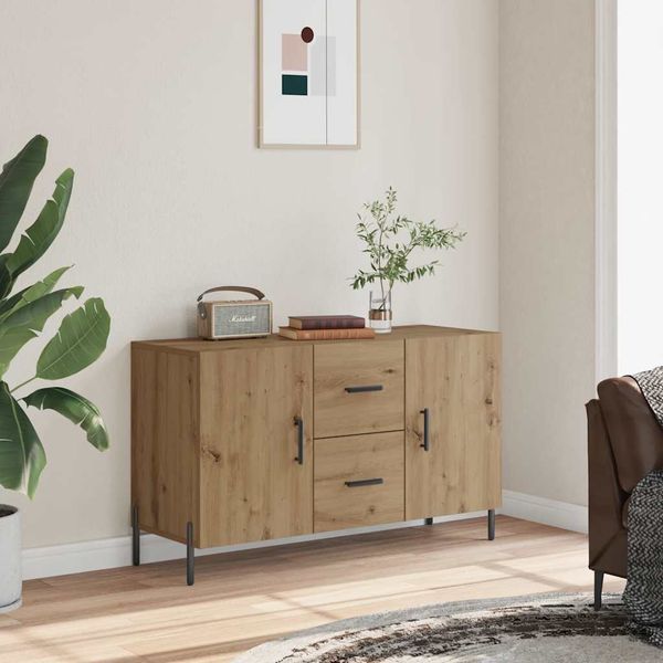 vidaXL Komoda, dub artisan 100x36x60 cm, kompozitné drevo