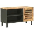 vidaXL Úložné skrine Prírodná 80 x 33 x 46 cm Masívne mango drevo