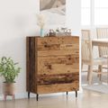 vidaXL Servírovacia skriňa Staré drevo 69,5 x 34 x 90 cm