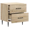 vidaXL Nočný stolík 2 ks Dub sonoma 43 x 34,5 x 47,5 cm