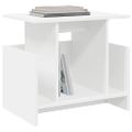 vidaXL TV stolík 50 x 35 x 45 cm Biela Kompozitné drevo
