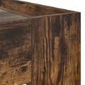vidaXL Konferenčný stolík Dymová dub 110 x 50 x 41 cm Kompozitné drevo
