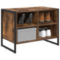 vidaXL Skriňa na topánky 60 x 35 x 44 cm Kompozitné drevo Dymová dub