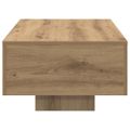 vidaXL Konferenčný stolík dub artisan 100x49,5x31 cm kompozitné drevo