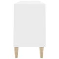 vidaXL TV stolík biely 150x30x50 cm spracované drevo