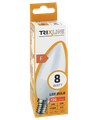 LED žiarovka Trixline 8W 720lm E14 C35 teplá biela