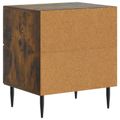 vidaXL Nočný stolík 2 ks Dymový dub 43 x 34,5 x 47,5 cm