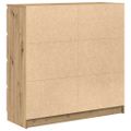 VidaXL Príborník Artisan Dub 100x35x99 cm Engineered Wood