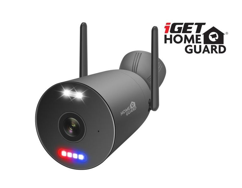 iGET HGNVK949CAM - WiFi 3K IP kamera, pre set iGET HGNVK109104, IP66, zvuk, IR + LED nočný prísvit