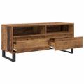 vidaXL TV skrinka so zásuvkou Staré drevo 100 x 34,5 x 44,5 cm