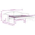 vidaXL Rozkladacia denná posteľ s matracmi tmavosivá 90x190 cm zamat