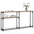 vidaXL Konzolový stolík dub sonoma 145x22,5x75 cm kompozitné drevo