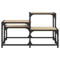 vidaXL Konferenčný stolík dub sonoma 68x68x40 cm kompozitné drevo